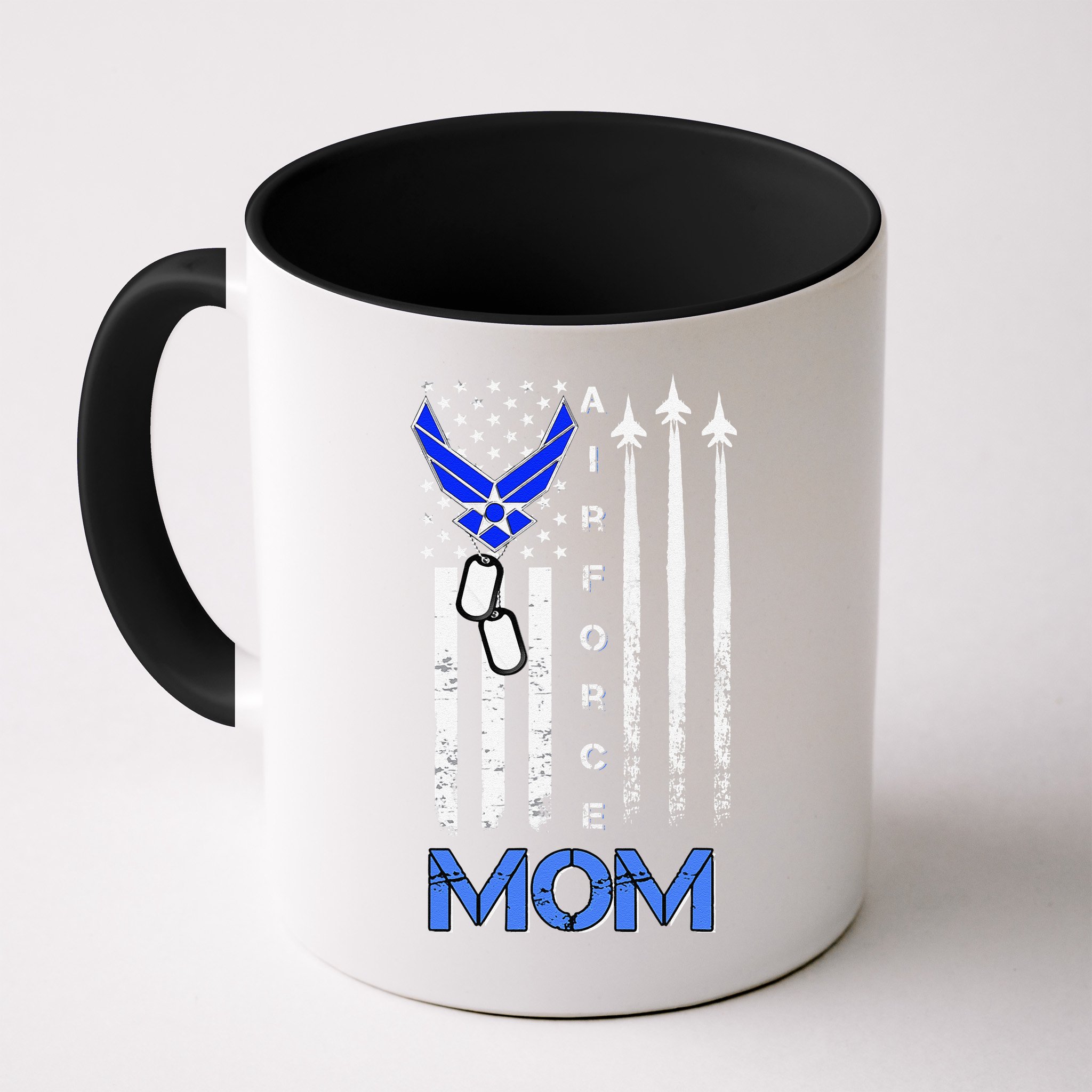 Air Force Mom, USAF Mom Tee, Women's Day Gift Veteran Mug
