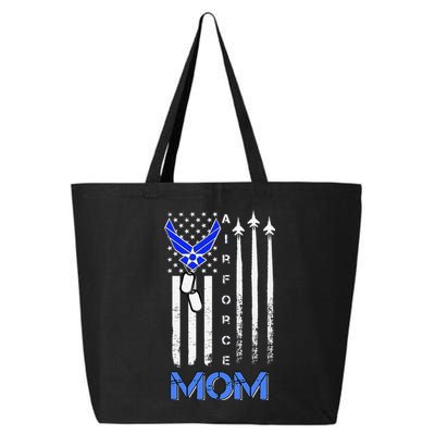 Air Force Mom, USAF Mom Tee, Women's Day Gift Veteran 25L Jumbo Tote