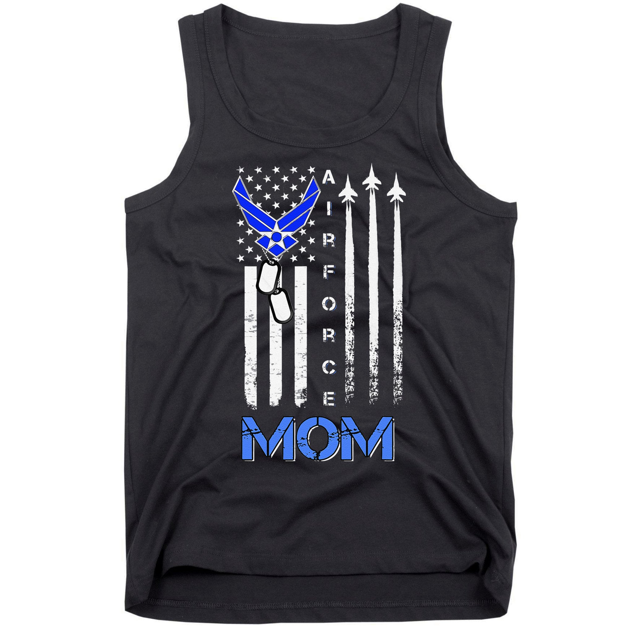Air Force Mom, USAF Mom Tee, Women's Day Gift Veteran Tank Top