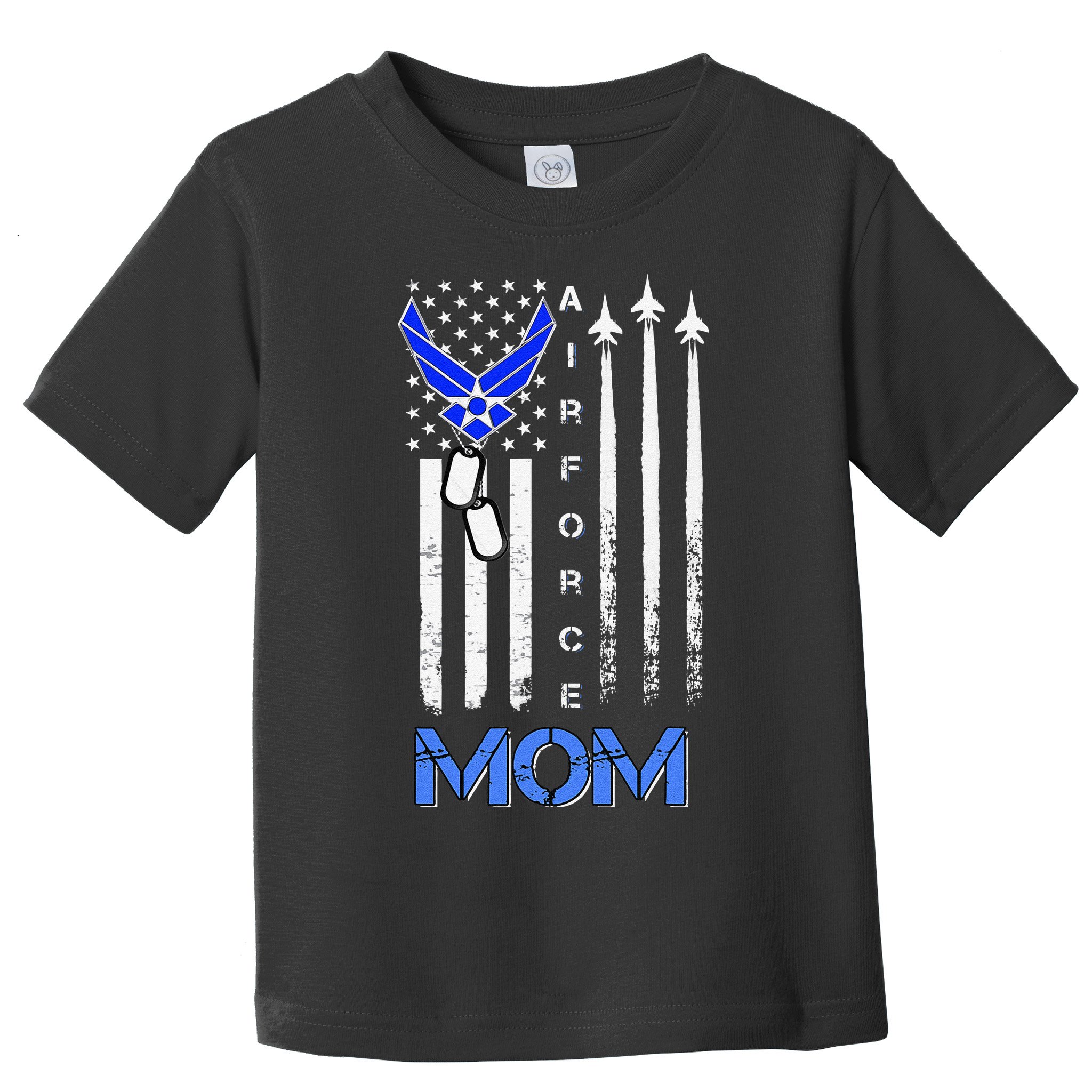 Air Force Mom, USAF Mom Tee, Women's Day Gift Veteran Toddler T-Shirt