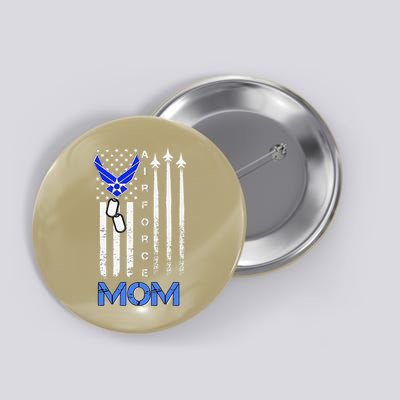 Air Force Mom, USAF Mom Tee, Women's Day Gift Veteran Button