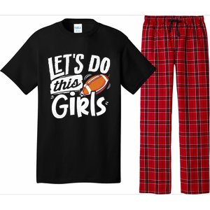 American Football Mom Gift Dad American Football Lover Gift Pajama Set