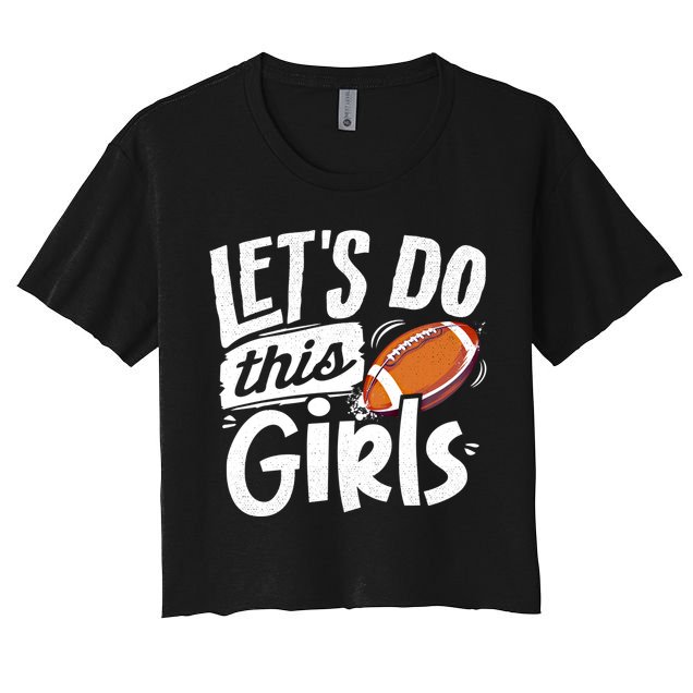 American Football Mom Gift Dad American Football Lover Gift Crop Top