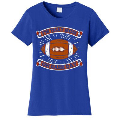 American Football Mother Player Footballer Gift Football Mom Gift Women's T-Shirt