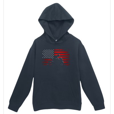 American Flag Motorcycle Apparel Motorcycle Urban Pullover Hoodie