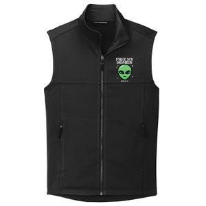 Alien Free My Homies Area 51 Funny Ufo Collective Smooth Fleece Vest