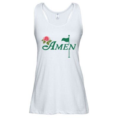 Amen Floral Master Golfer Golf Lover Golf Flower Ladies Essential Flowy Tank