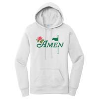 Amen Floral Master Golfer Golf Lover Golf Flower Women's Pullover Hoodie