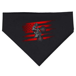 American Flag Motocross Apparel Motocross Dirt Bike USA-Made Doggie Bandana