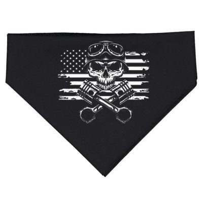 American Flag Motorcycle Apparel Motorcycle USA-Made Doggie Bandana