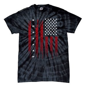 American Flag Motocross Apparel Motocross Dirt Bike Tie-Dye T-Shirt