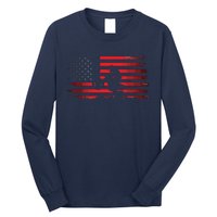 American Flag Motocross Apparel Motocross Dirt Bike Long Sleeve Shirt