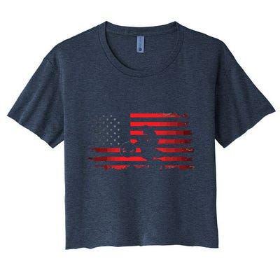 American Flag Motocross Apparel Motocross Dirt Bike Crop Top
