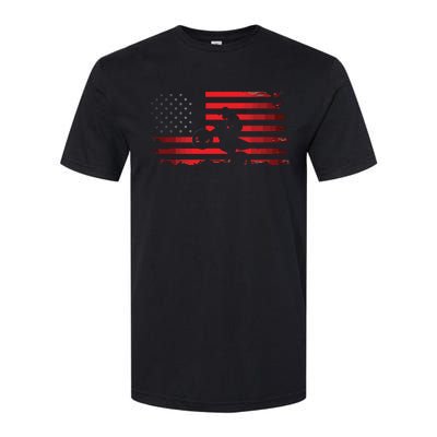 American Flag Motocross Apparel Motocross Dirt Bike Softstyle CVC T-Shirt