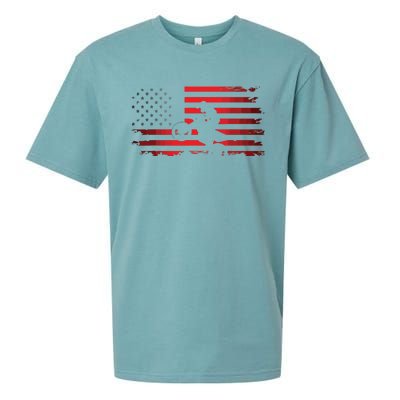 American Flag Motocross Apparel Motocross Dirt Bike Sueded Cloud Jersey T-Shirt