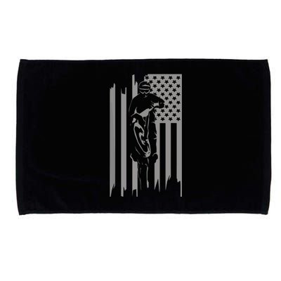 American Flag Motocross Apparel Motocross Dirt Bike Microfiber Hand Towel