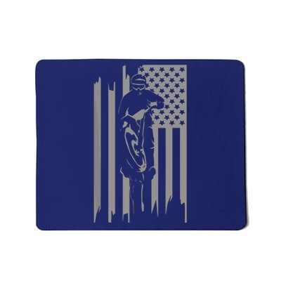 American Flag Motocross Apparel Motocross Dirt Bike Mousepad