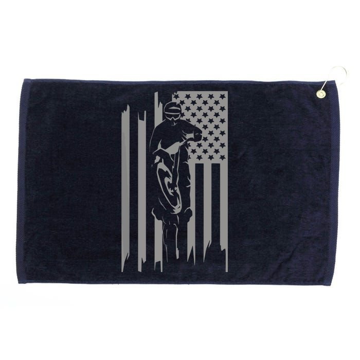 American Flag Motocross Apparel Motocross Dirt Bike Grommeted Golf Towel