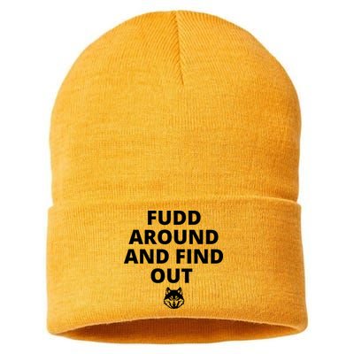  Azzi Fudd’s Mom Huskies Fudd Around And Find Out Sustainable Knit Beanie