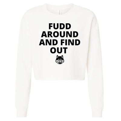  Azzi Fudd’s Mom Huskies Fudd Around And Find Out Cropped Pullover Crew