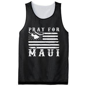 American Flag Maui Hawaii Strong Pray For Maui Mesh Reversible Basketball Jersey Tank