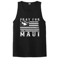 American Flag Maui Hawaii Strong Pray For Maui PosiCharge Competitor Tank