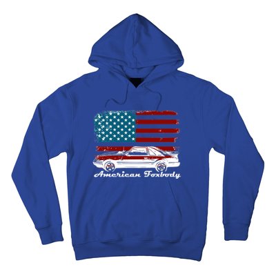 American Foxbody Muscle Car 5 0l Car Enthusiast Flag Gift Hoodie