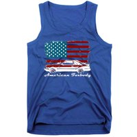 American Foxbody Muscle Car 5 0l Car Enthusiast Flag Gift Tank Top