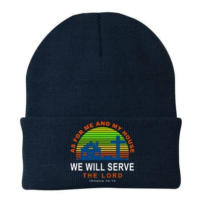 As For Me And My House We Will Server The Lord Knit Cap Winter Beanie