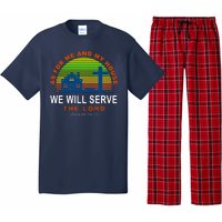 As For Me And My House We Will Server The Lord Pajama Set