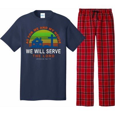 As For Me And My House We Will Server The Lord Pajama Set