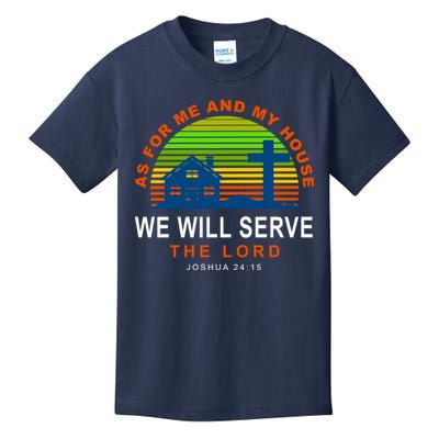 As For Me And My House We Will Server The Lord Kids T-Shirt