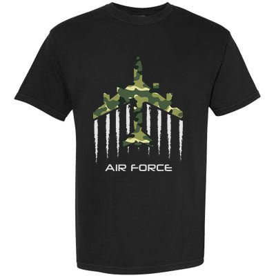 Air force Military pilot Fighter jet Camouflage American Pj Garment-Dyed Heavyweight T-Shirt