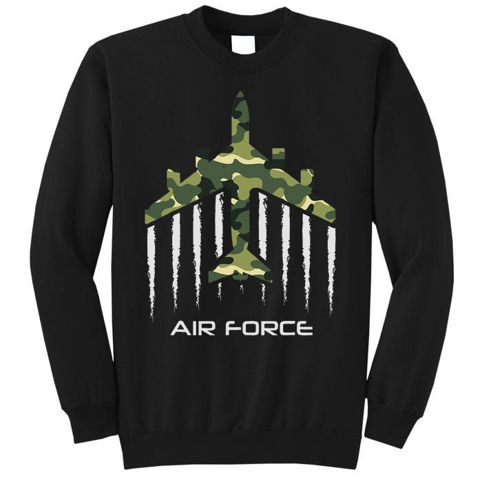 Air force Military pilot Fighter jet Camouflage American Pj Sweatshirt