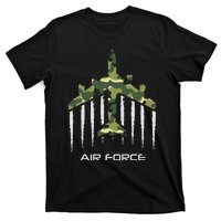 Air force Military pilot Fighter jet Camouflage American Pj T-Shirt