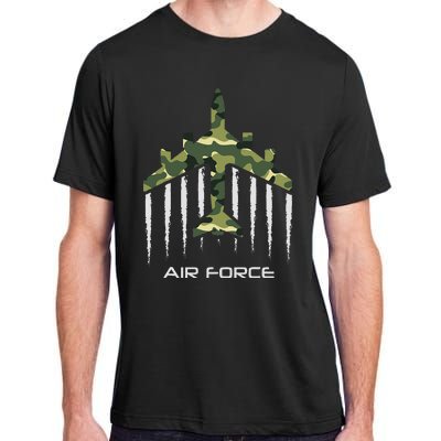 Air force Military pilot Fighter jet Camouflage American Pj Adult ChromaSoft Performance T-Shirt