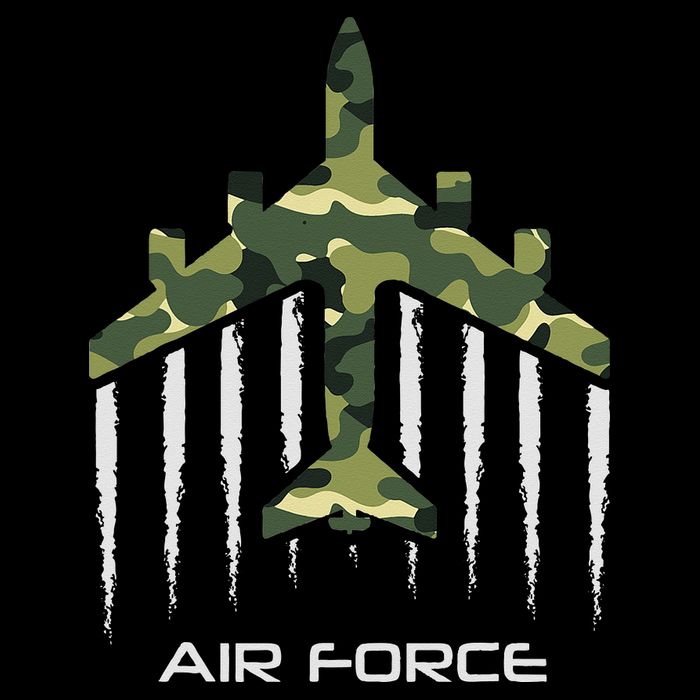 Air force Military pilot Fighter jet Camouflage American Pj Bucket Hat