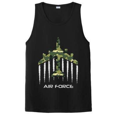 Air force Military pilot Fighter jet Camouflage American Pj PosiCharge Competitor Tank