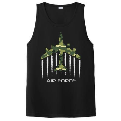 Air force Military pilot Fighter jet Camouflage American Pj PosiCharge Competitor Tank