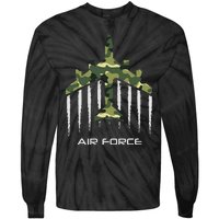 Air force Military pilot Fighter jet Camouflage American Pj Tie-Dye Long Sleeve Shirt