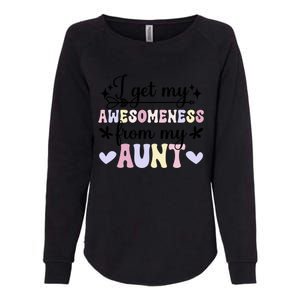 Awesoess From My Aunt From Aunt To Niece Gift Womens California Wash Sweatshirt