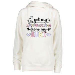 Awesoess From My Aunt From Aunt To Niece Gift Womens Funnel Neck Pullover Hood