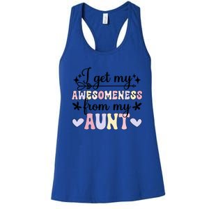 Awesoess From My Aunt From Aunt To Niece Gift Women's Racerback Tank