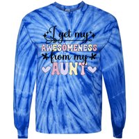 Awesoess From My Aunt From Aunt To Niece Gift Tie-Dye Long Sleeve Shirt