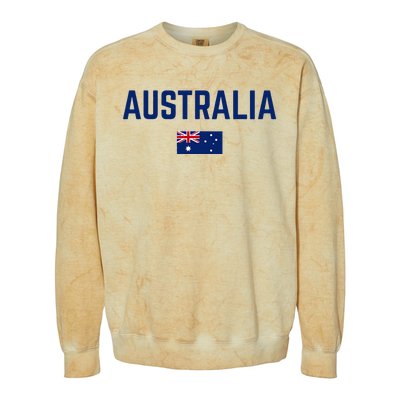 AUSTRALIA Flag Men Women Kids AUSTRALIA Colorblast Crewneck Sweatshirt