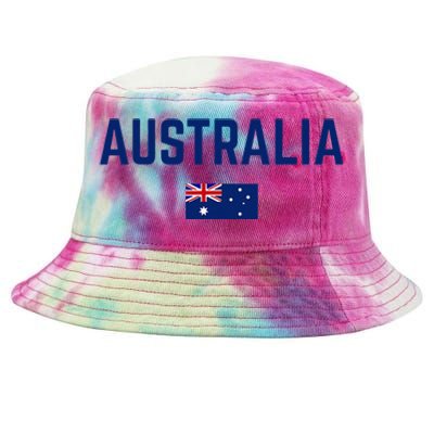 AUSTRALIA Flag Men Women Kids AUSTRALIA Tie-Dyed Bucket Hat