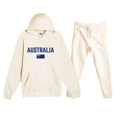 AUSTRALIA Flag Men Women Kids AUSTRALIA Premium Hooded Sweatsuit Set