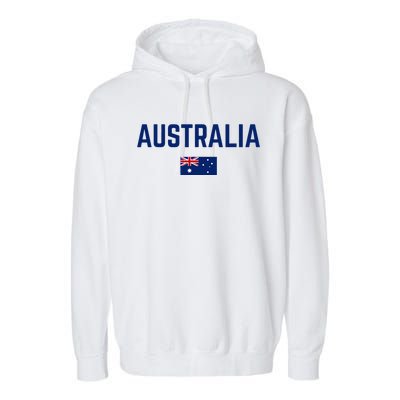 AUSTRALIA Flag Men Women Kids AUSTRALIA Garment-Dyed Fleece Hoodie