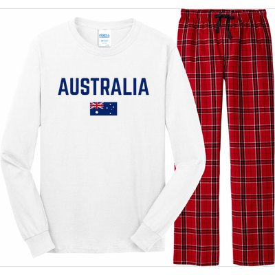 AUSTRALIA Flag Men Women Kids AUSTRALIA Long Sleeve Pajama Set