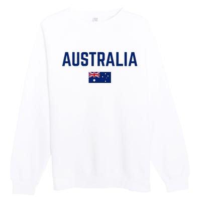 AUSTRALIA Flag Men Women Kids AUSTRALIA Premium Crewneck Sweatshirt